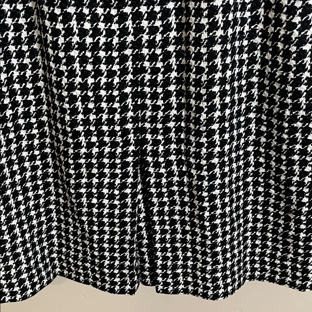 Like New Talbots Black and White Houndstooth Dress - Picture 5 of 7